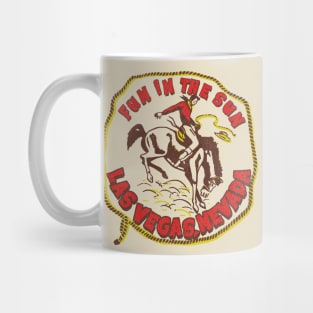 Las Vegas Nevada Vintage Cowboy Western Mug